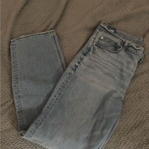 AE Stretch Super High-Waisted Straight Jean
